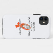 がんオレンジリボン Case-Mate iPhoneケース (裏面(横))
