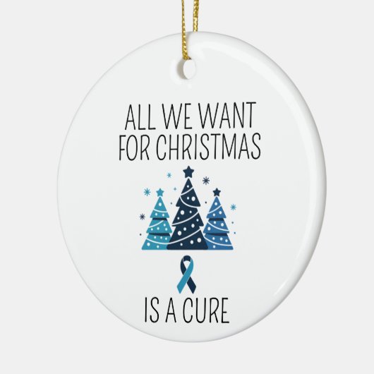 がんオーナメントとの闘い セラミックオーナメント (左)