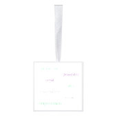 がんオーナメント キューブオーナメント (右)