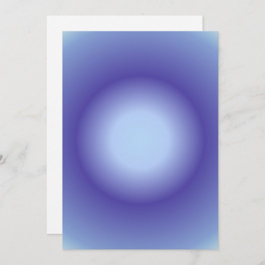 がんオーラ、がん〔占星術の〕十二宮図、ブルーオーラ勾配 シーズンカード (正面/裏面)