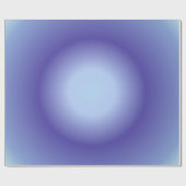 がんオーラ、がん〔占星術の〕十二宮図、ブルーオーラ勾配 ラッピングペーパー (フラット)