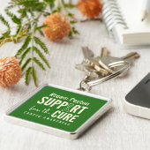 がんカスタム認識度#team名キーチェーン キーホルダー (側面)