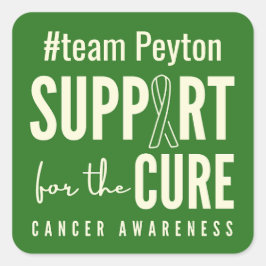 がんカスタム認識度#team名Stickers スクエアシール