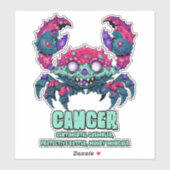 がんカニのゾンビ シール (シート)