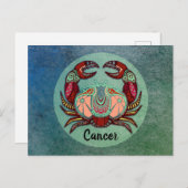 がんカニレトロバッジ ポストカード (正面/裏面)