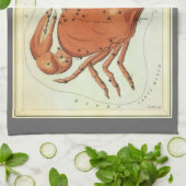 がんカニヴィンテージコンステレーション、ウラニア鏡 キッチンタオル (折り畳み)