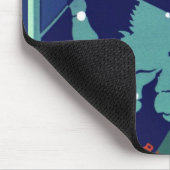 がんカニ星座ヴィンテージ〔占星術の〕十二宮図星占い マウスパッド (コーナー)