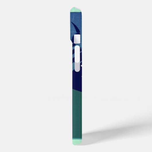 がんカニ星座ヴィンテージ〔占星術の〕十二宮図星占い Case-Mate iPhoneケース (裏面 / 左)