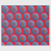 がんカニ〔占星術の〕十二宮図サンダー_コーブ ラッピングペーパー (フラット)