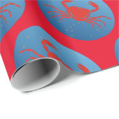 がんカニ〔占星術の〕十二宮図サンダー_コーブ ラッピングペーパー (ロールコーナー)