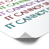 がんカラフルがエンジェル・ポスタープリント ポスター (角)