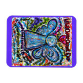 がんカラフルは天使の磁石を使えない マグネット (横)