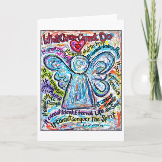 がんカラフルエンジェルカード カード (正面)