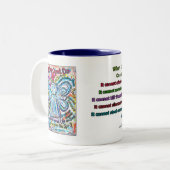 がんカラフルエンジェルマグ ツートーンマグカップ (正面左)