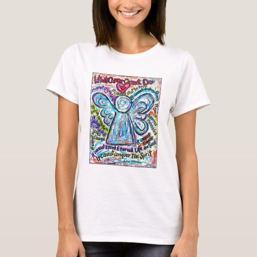 がんカラフルエンジェルTシャツ Tシャツ (正面)