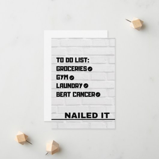 がんカードの殴打 案内状 (正面/裏面インサイチュ)