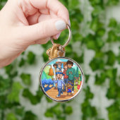 がんキ気にー感動的チェーン キーホルダー (手)