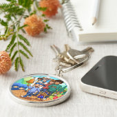 がんキ気にー感動的チェーン キーホルダー (側面)