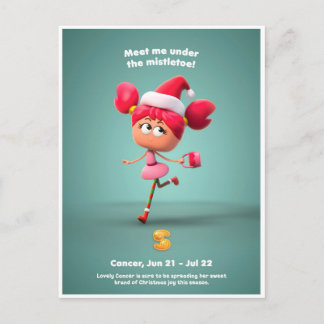 がんクリスマスポストカード ポストカード