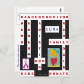 がんクロスワード ポストカード (正面/裏面)