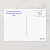 がんクロスワード ポストカード (裏面)