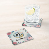 がんグリフ花コースターセット スクエアペーパーコースター (インサイチュ)