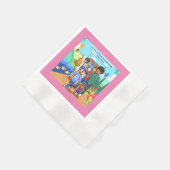 がんコーインドカクテルパーティーナプキンス記念日 縁ありカクテルナプキン (角)