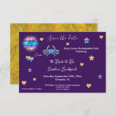 がんサイン&ディスコボールバチェロレッテ セーブザデート (正面/裏面)