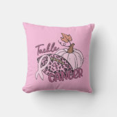 がんサッカーカボチャ乳がんに取り組む クッション (正面)