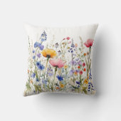 がんサポートおよび勇気付けられる野草 クッション (裏面)