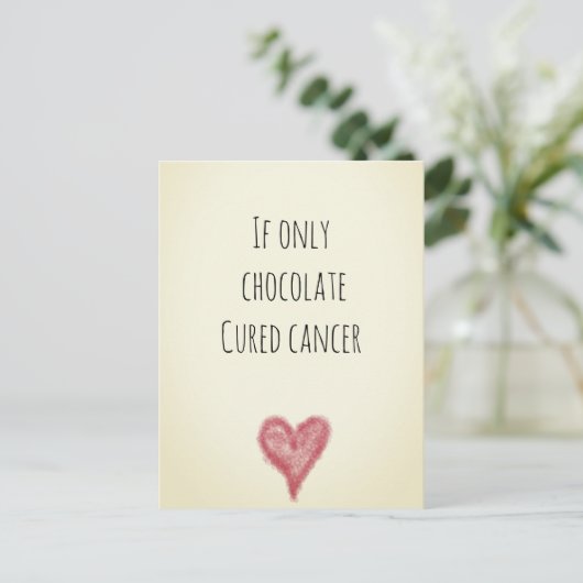 がんサポートおよび勇気付けられる ポストカード (スタンド正面)