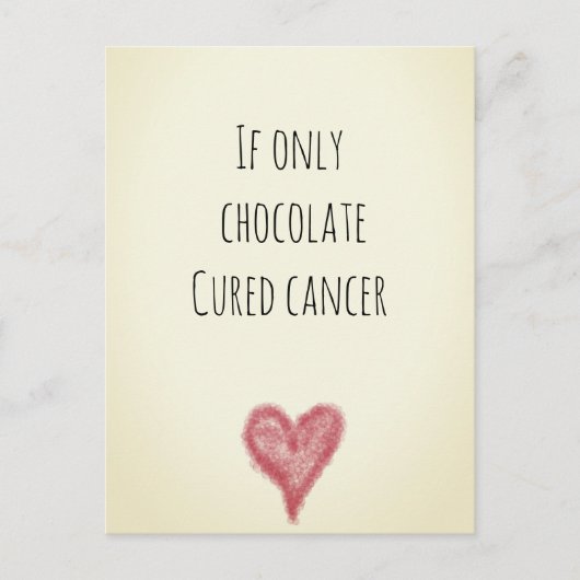 がんサポートおよび勇気付けられる ポストカード (正面)