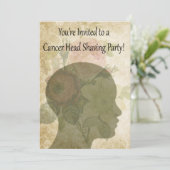がんサポート ヘアシェービングパーティーの招待状 招待状 (スタンド正面)