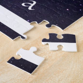 がんシンボル〔占星術の〕十二宮図誕生日星記号の名前(月) ジグソーパズル (側面)