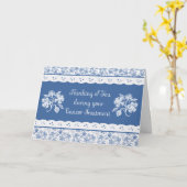 がんトリートメントレースのようフローラ考えるのお客様カード カード (黄色い花)