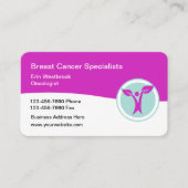 がんトリートメント医療アポイントメント名刺 名刺 (正面)