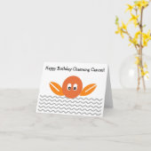 がんハッピーバースデーカード カード (黄色い花)