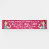 がんバナーとの闘いに参加する 横断幕 (横)