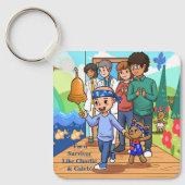 がんフリーキーチ感動的ェン キーホルダー (正面)