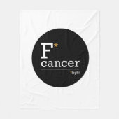 がんフリースブランケットと闘う フリースブランケット (正面)