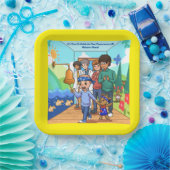 がんフリー周年記念パーティープレート ペーパープレート (パーティー)