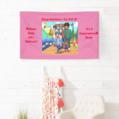 がんフリー記念日パーティービニールバナー 横断幕 (インサイチュ)