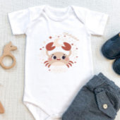 がんベビー:「カニの居心地の良い〔占星術の〕十二宮図スタイル」 ベビーボディスーツ