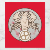 がんミュシャアールヌーボー ワインラベル (シングルラベル)