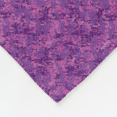 がんモダン〔占星術の〕十二宮図徴候ピンクデジタルカモフラージュ フリースブランケット (角)