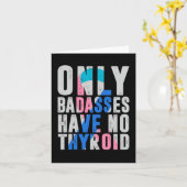 がんリボン甲状腺摘出手術ブレード カード (黄色い花)