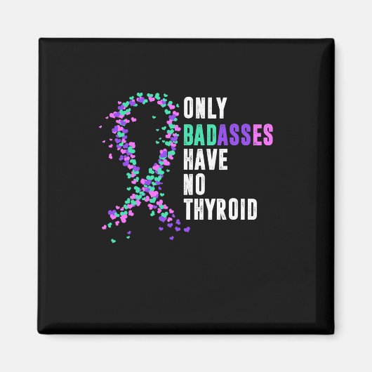 がんリボン甲状腺摘出手術ブレード マグネット (正面)