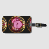 がんルビー放射能 ラゲッジタグ (正面横)