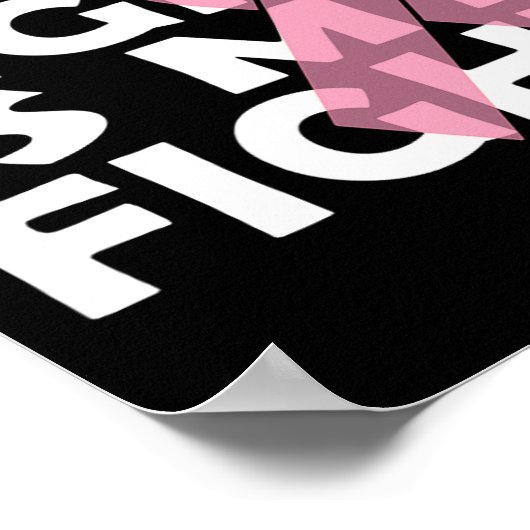 がん乳がん ポスター (角)