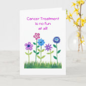 がん児のためのカスタマイズ可能なGet Well Card カード (黄色い花)